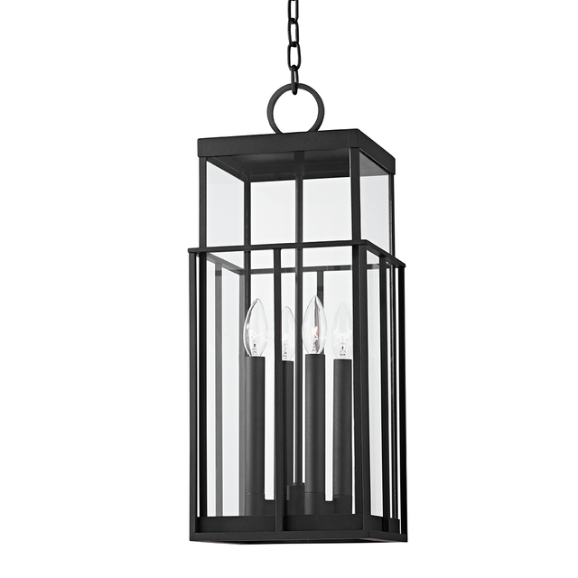 Troy Lighting Longport TEXTURED BLACK 9.5W x 9.5L x 23.75H Candleholder