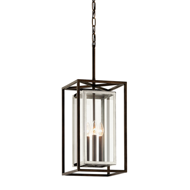 Troy Lighting Morgan BRONZE/STAINLESS STEEL 10.75W x 10.5L x 27.75H Candleholder