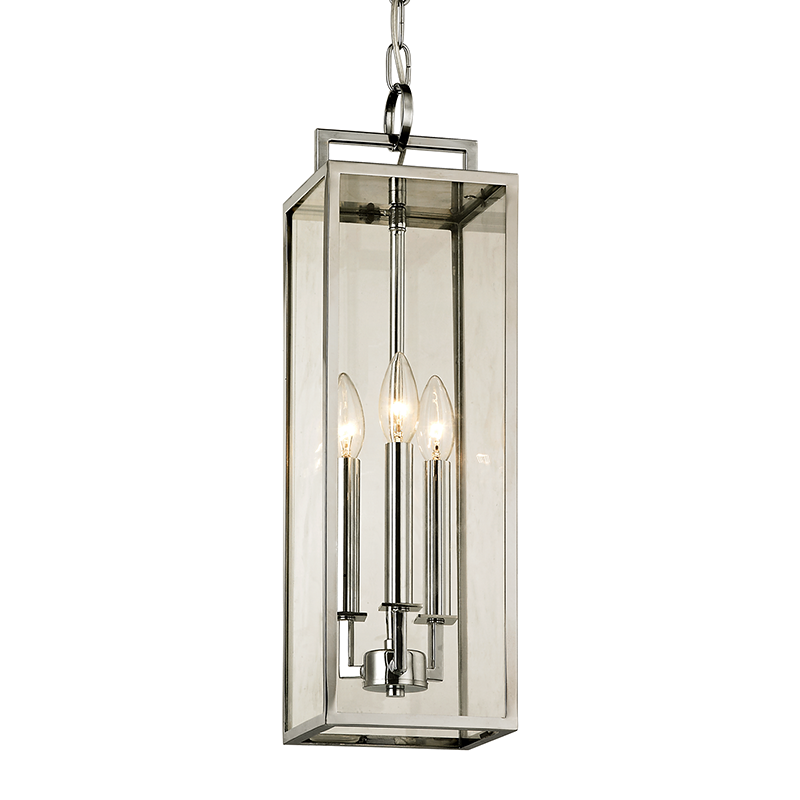 Troy Lighting Beckham POLISHED STAINLESS 6W x 6L x 21.25H Candleholder