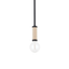 Troy Lighting Cruiz SOFT BLACK 1.75W x 1.75L x 14.5H Pendant