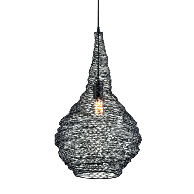 Troy Lighting Wabi Sabi SOFT BLACK 16W x 16L x 28H Pendant