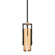 Troy Lighting Emerson SOFT OFF BLACK/BRUSHED BRASS 4.75W x 4.75L x 13H Pendant