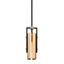 Troy Lighting Emerson SOFT OFF BLACK/BRUSHED BRASS 4.75W x 4.75L x 13H Pendant