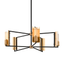 Troy Lighting Emerson SOFT OFF BLACK/BRUSHED BRASS 32W x 32L x 9H Chandelier