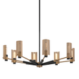 Troy Lighting Pilsen SOFT OFF BLACK/PATINA BRASS 40W x 40L x 15.25H Chandelier