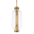 Troy Lighting Atwater PATINA BRASS 8.25W x 8.25L x 19.5H Pendant