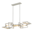 Troy Lighting Enigma SILVER LEAF W STAINLESS ACC 31W x 43.5L x 11.25H Trim