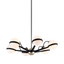Troy Lighting Ace TEXTURED BLACK & POLISH NICKEL 27.75W x 27.75L x 6.5H Chandelier