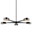 Troy Lighting Allisio TEXTURED BLACK 49W x 49L x 3H Chandelier