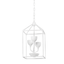 Troy Lighting Westwood GESSO WHITE 11W x 11L x 20.5H Candleholder