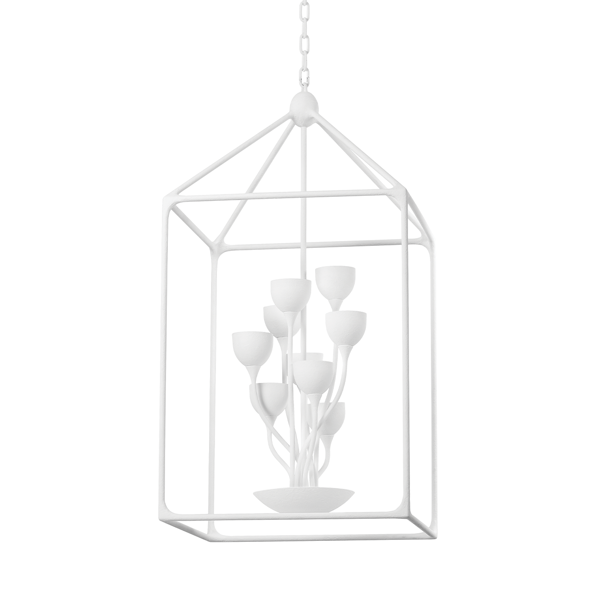 Troy Lighting Westwood GESSO WHITE 20.25W x 20.25L x 42.75H Candleholder