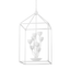 Troy Lighting Westwood GESSO WHITE 20.25W x 20.25L x 42.75H Candleholder