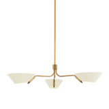 Troy Lighting Sacramento PATINA BRASS AND SOFT SAND 43W x 43L x 8.25H Chandelier