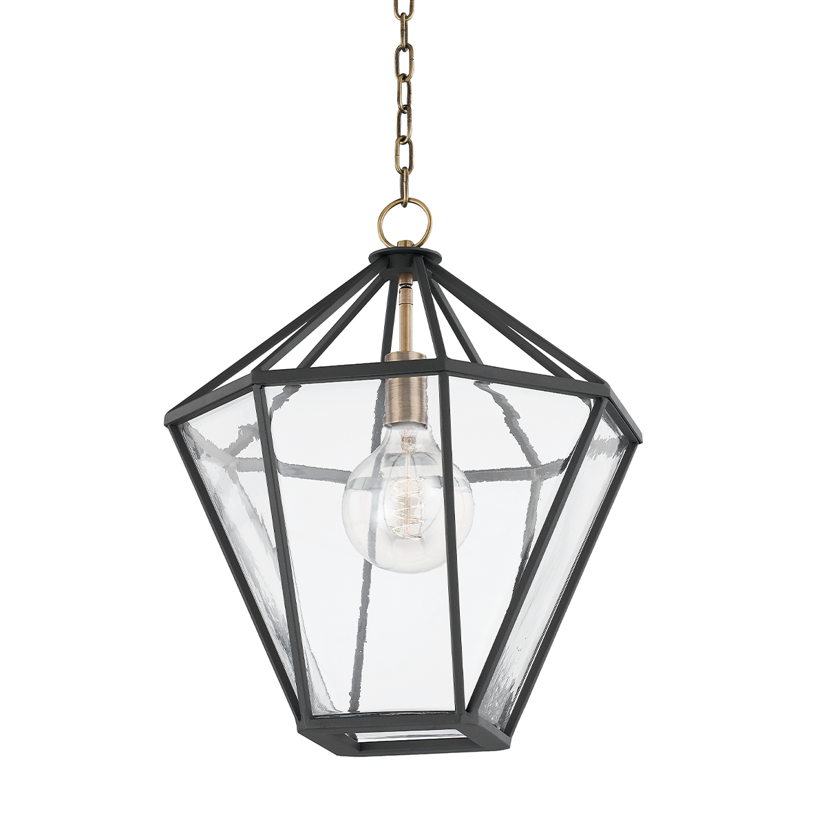 Troy Lighting Moss PATINA BRASS/TEXTURED BLACK 17.75W x 17.75L x 21H Candleholder