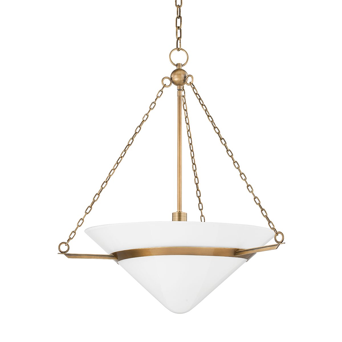 Troy Lighting Amador PATINA BRASS 27W x 27L x 29.25H Pendant