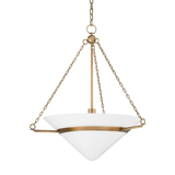 Troy Lighting Amador PATINA BRASS 27W x 27L x 29.25H Pendant