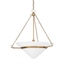 Troy Lighting Amador PATINA BRASS 27W x 27L x 29.25H Pendant