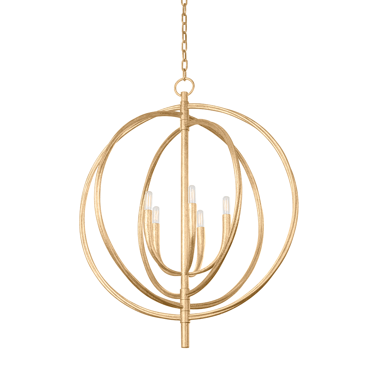 Troy Lighting Fillea VINTAGE GOLD LEAF 30W x 30L x 37.25H Pendant