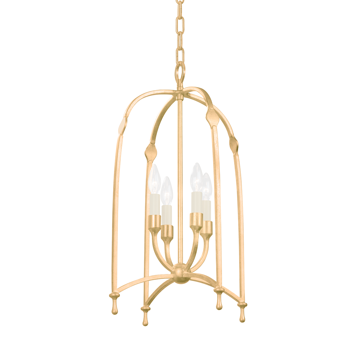 Troy Lighting Rhett VINTAGE GOLD LEAF 15W x 15L x 26.5H Candleholder