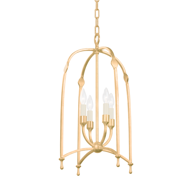 Troy Lighting Rhett VINTAGE GOLD LEAF 15W x 15L x 26.5H Candleholder