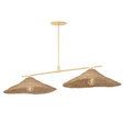 Troy Lighting Valier VINTAGE GOLD LEAF 23.25W x 56.25L x 10H Trim