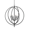 Troy Lighting Fillea BLACK IRON 40W x 40L x 47.5H Chandelier