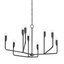 Troy Lighting Norman FORGED IRON 32W x 32L x 18.5H Chandelier