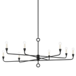 Troy Lighting Orson BLACK IRON 41.5W x 41.5L x 21H Chandelier