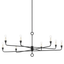 Troy Lighting Orson BLACK IRON 41.5W x 41.5L x 21H Chandelier