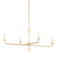Troy Lighting Orson VINTAGE GOLD LEAF 2W x 44L x 18H Trim