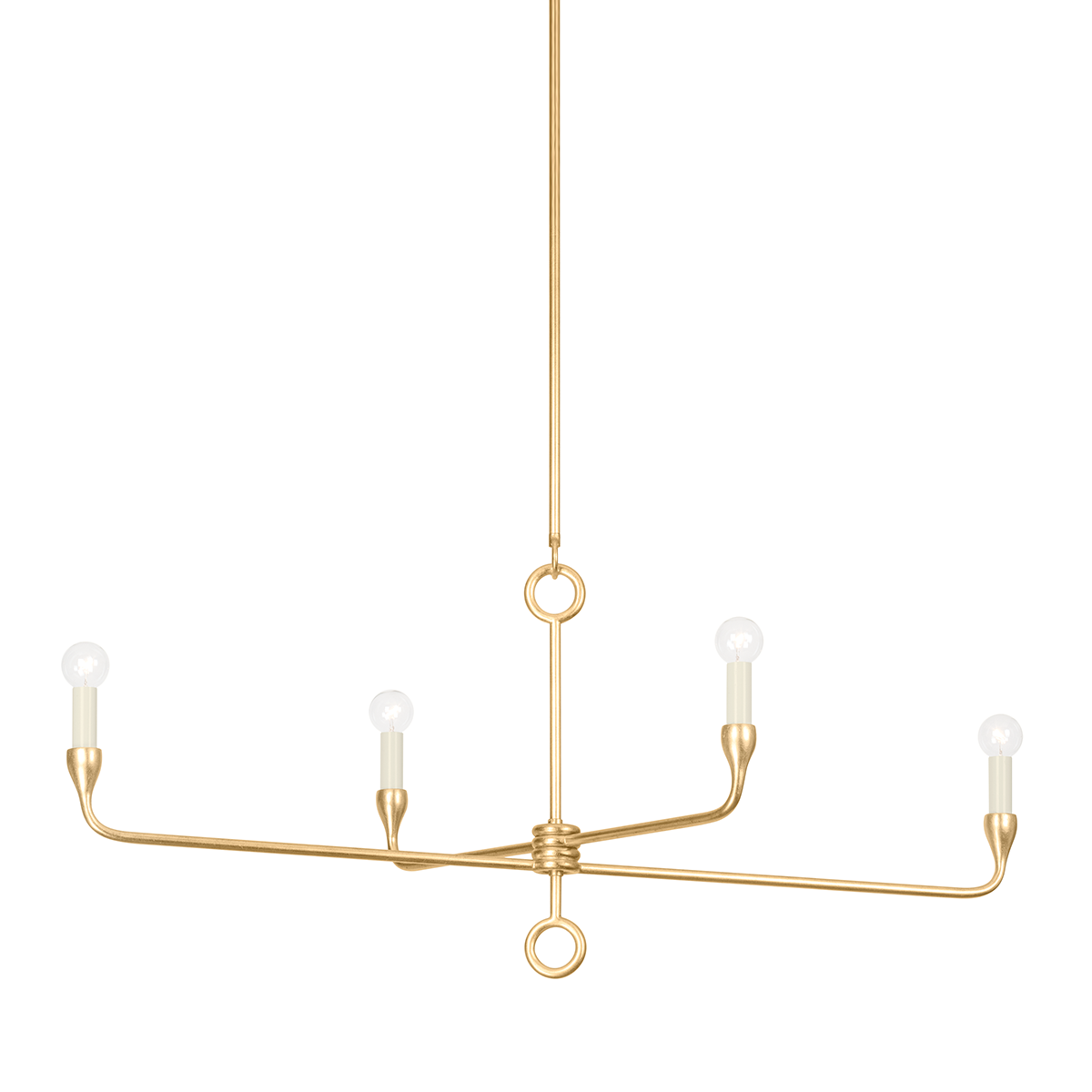 Troy Lighting Orson VINTAGE GOLD LEAF 2W x 44L x 18H Trim