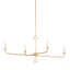Troy Lighting Orson VINTAGE GOLD LEAF 2W x 44L x 18H Trim