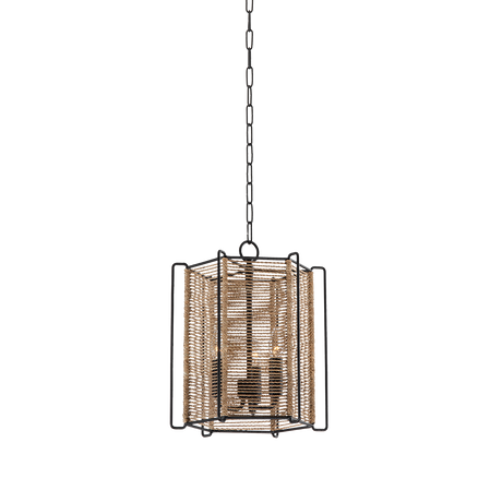 Troy Lighting Ramon TEXTURED BLACK 13W x 13L x 16H Candleholder