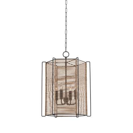 Troy Lighting Ramon TEXTURED BLACK 18W x 18L x 24H Candleholder