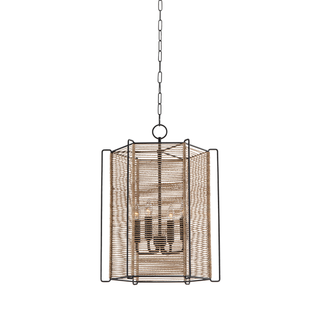 Troy Lighting Ramon TEXTURED BLACK 18W x 18L x 24H Candleholder