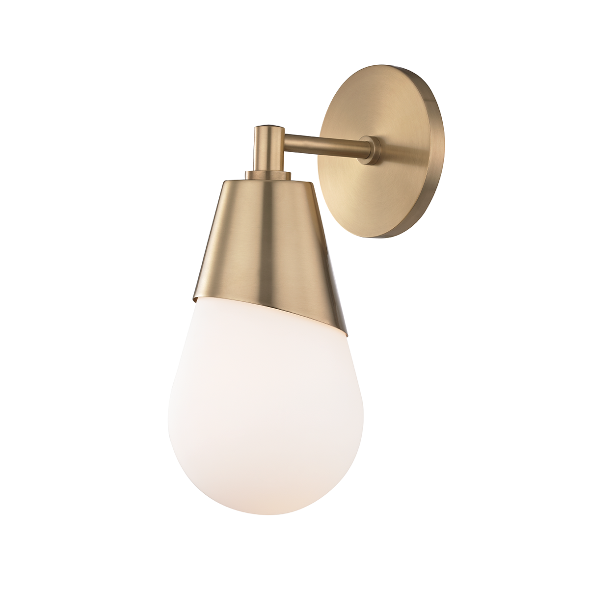 Mitzi Cora Aged Brass 5W x 11.75H Wall Sconce