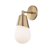 Mitzi Cora Aged Brass 5W x 11.75H Wall Sconce