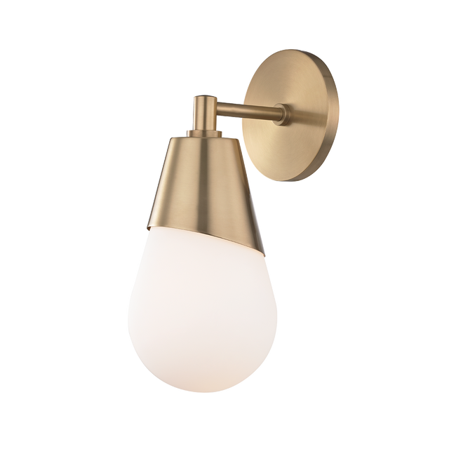 Mitzi Cora Aged Brass 5W x 11.75H Wall Sconce