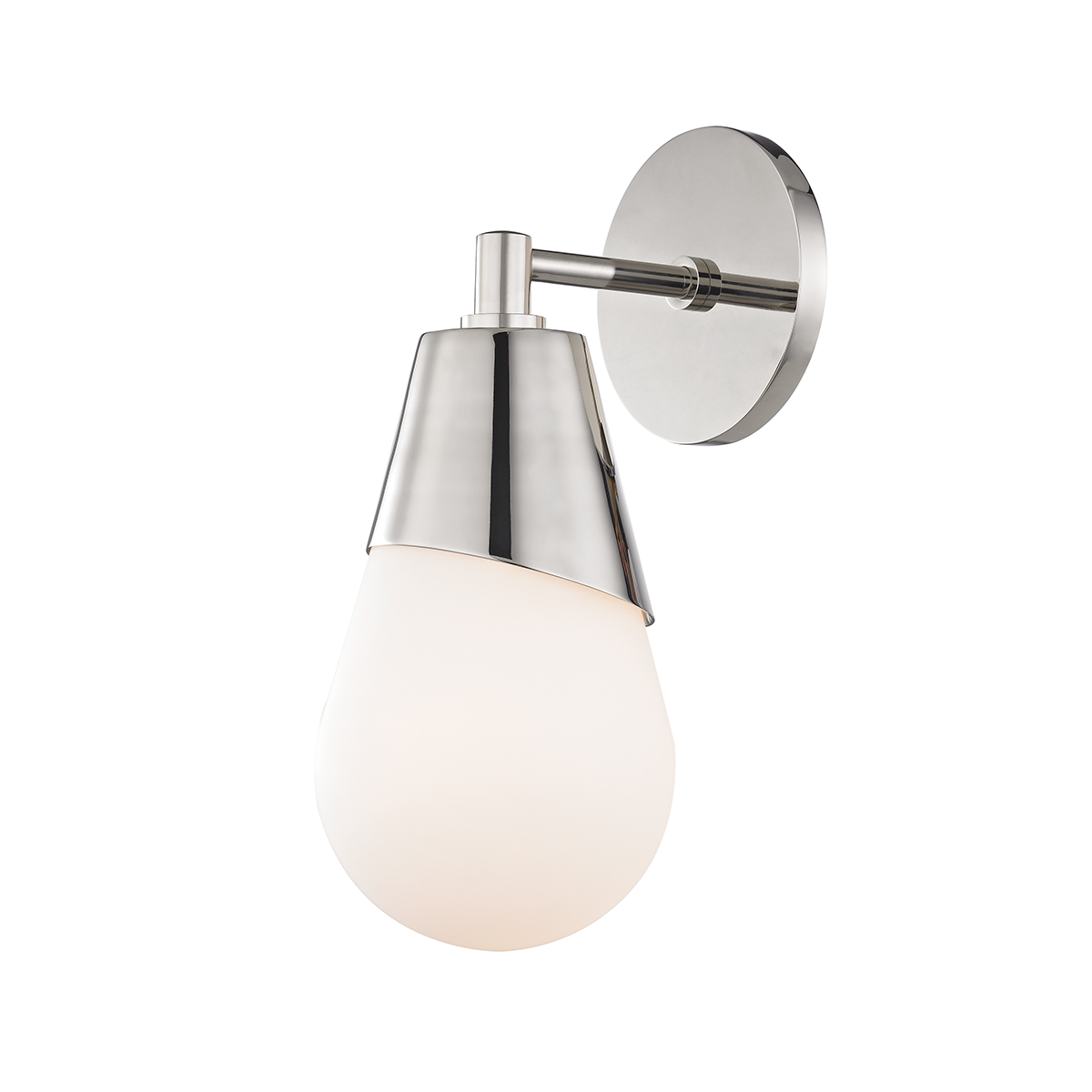 Mitzi Cora Polished Nickel 5W x 11.75H Wall Sconce