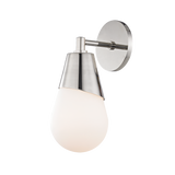Mitzi Cora Polished Nickel 5W x 11.75H Wall Sconce