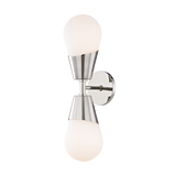 Mitzi Cora Polished Nickel 5W x 19H Wall Sconce