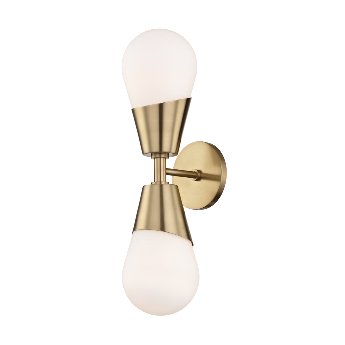 Mitzi Cora Aged Brass 5W x 19H Wall Sconce