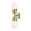 Mitzi Cora Aged Brass 5W x 19H Wall Sconce