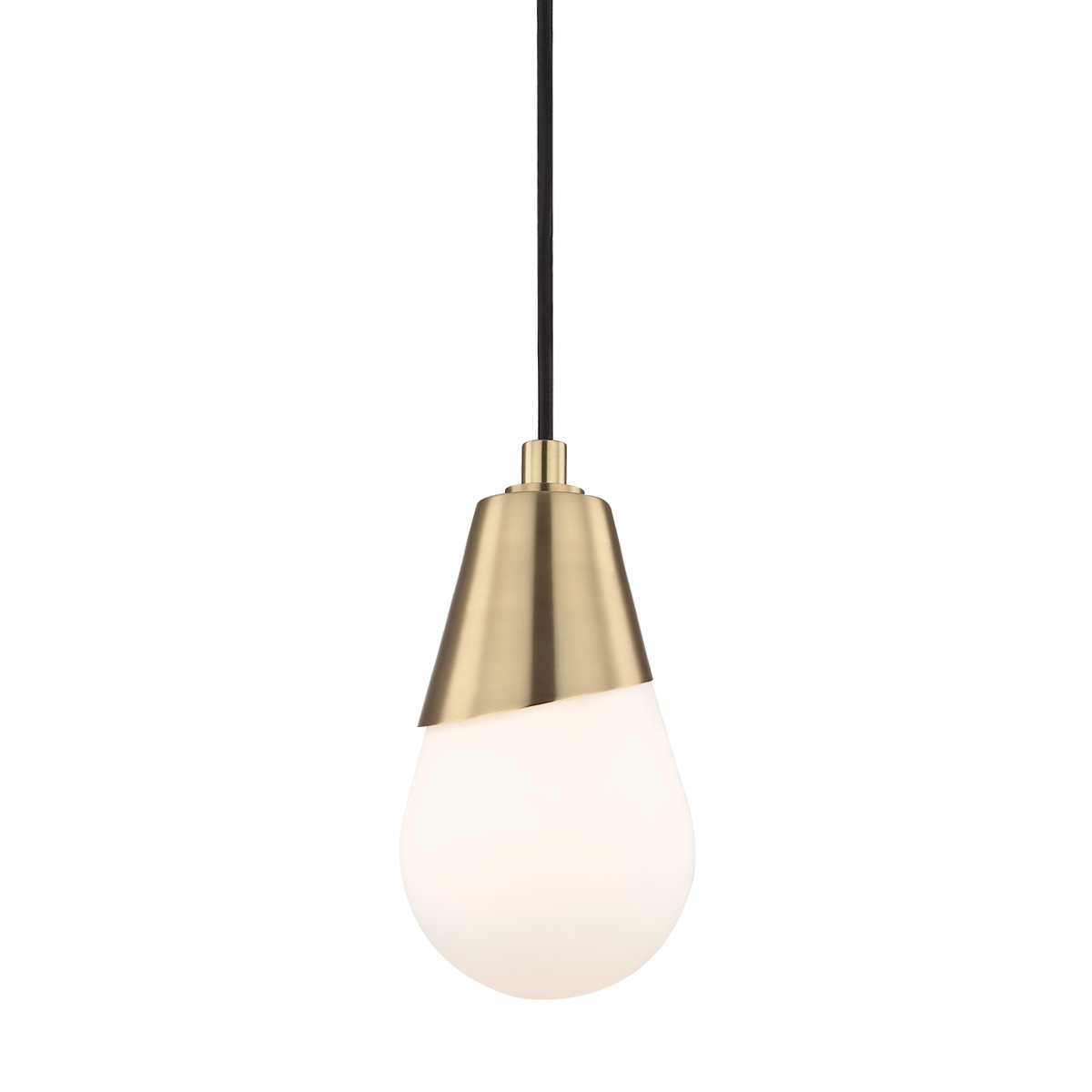 Mitzi Cora Aged Brass 5W x 9.5H Pendant