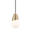 Mitzi Cora Aged Brass 5W x 9.5H Pendant