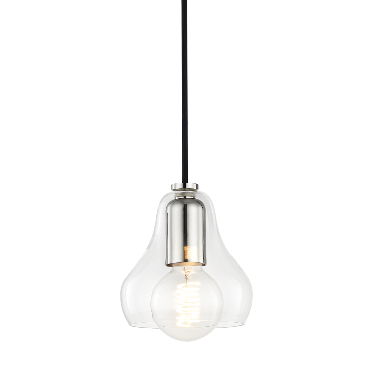 Mitzi Sadie Polished Nickel 5.75W x 7H Pendant