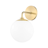 Mitzi Stella Aged Brass 7W x 11.5H Wall Sconce