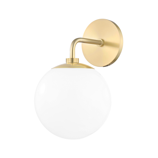 Mitzi Stella Aged Brass 7W x 11.5H Wall Sconce
