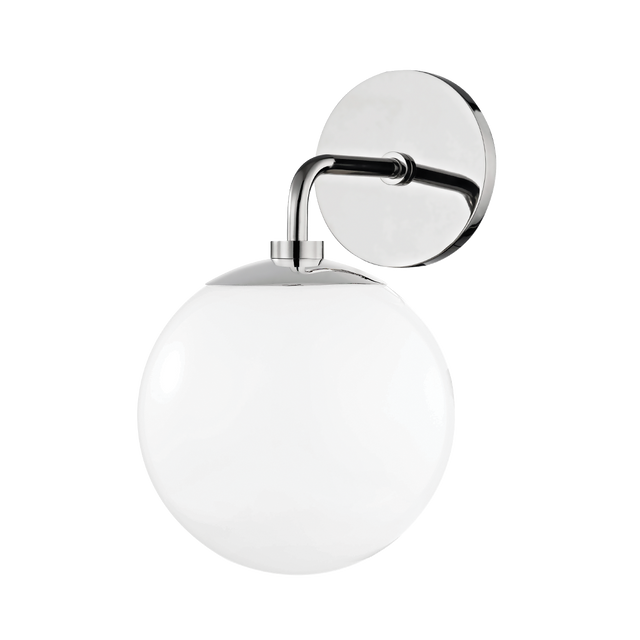 Mitzi Stella Polished Nickel 7W x 11.5H Wall Sconce