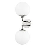 Mitzi Stella Polished Nickel 7W x 20H Wall Sconce